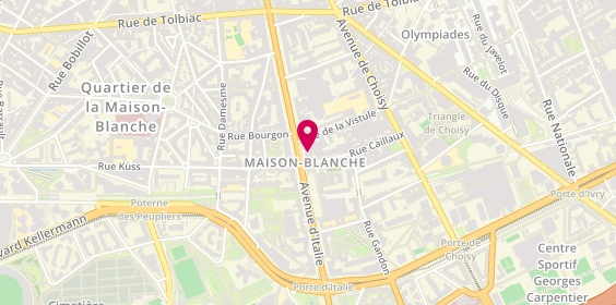 Plan de Le Bosphore, 109 avenue d'Italie, 75013 Paris