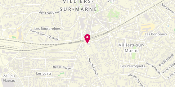 Plan de 2B Original Villiers - Smash & Sandwich, 8 Rue Robert Schuman, 94350 Villiers-sur-Marne