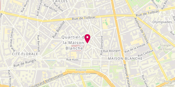 Plan de Resto le Délice, 15 place de l'Abbé Georges Hénocque, 75013 Paris