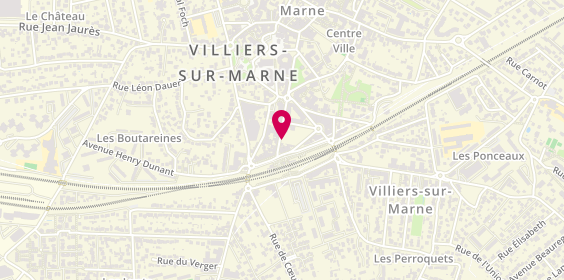 Plan de G la Dalle, 4 Rue Louis Lenoir, 94350 Villiers-sur-Marne