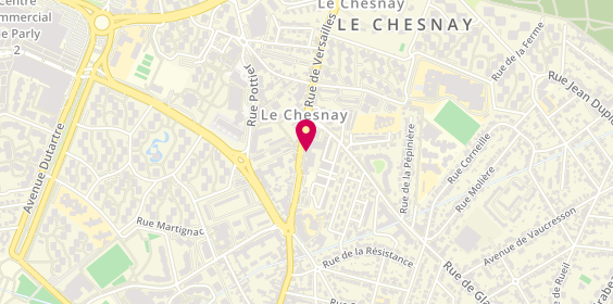 Plan de Pizza Hut, 104/114 Avenue de Versailles, 78150 Le Chesnay-Rocquencourt