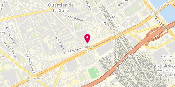 Plan de O'Délices, 32 Rue Regnault, 75013 Paris