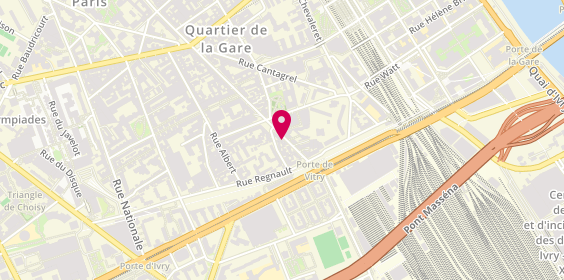 Plan de Grillade de la Renommée, 25 Rue de Patay, 75013 Paris