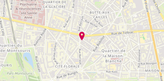 Plan de O'malaya, 45 Rue de l'Esperance, 75013 Paris