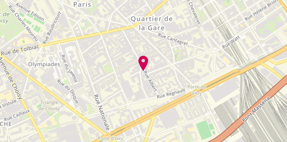 Plan de Kanaco, 39 Rue Albert, 75013 Paris