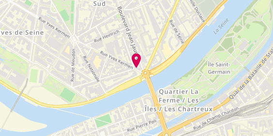 Plan de Fratelli Pastore, 2 Rue Yves Kermen, 92100 Boulogne-Billancourt