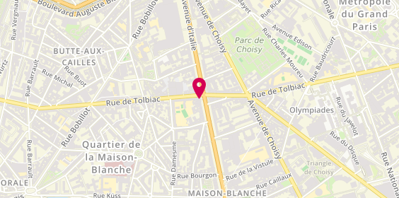 Plan de Paritol, 82 Avenue Italie, 75013 Paris