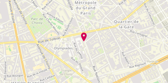 Plan de Maison Pot'amis, 67 Rue Nationale, 75013 Paris