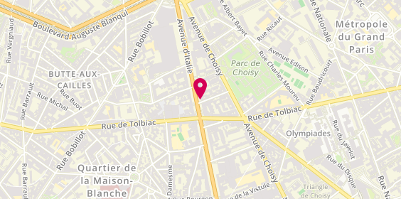 Plan de Les Freres Khiar, 51 Avenue Italie, 75013 Paris
