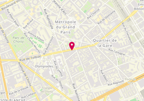 Plan de Traiteur Express Tolbiac, 79 Rue de Tolbiac, 75013 Paris