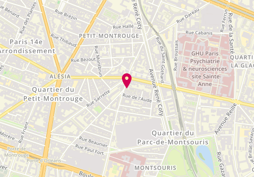 Plan de Exo-Exquis, 85 Rue de la Tombe Issoire, 75014 Paris