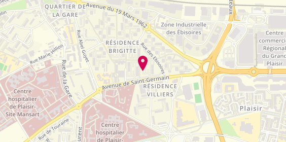 Plan de Aux Planches, Zone Aménagement Aqueduc de l'Avre Avenue Saint Germain, 78370 Plaisir