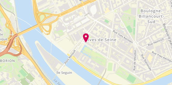 Plan de Kallistê, 80 avenue Pierre Lefaucheux, 92100 Boulogne-Billancourt