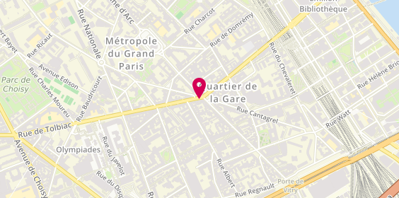 Plan de Arlocchino, 49 Rue de Tolbiac, 75013 Paris
