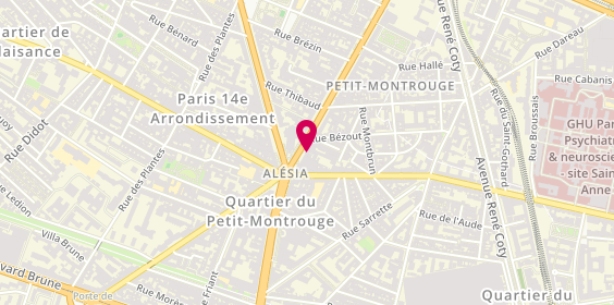 Plan de McDonald's, Alésia
71 avenue du Général Leclerc, 75014 Paris
