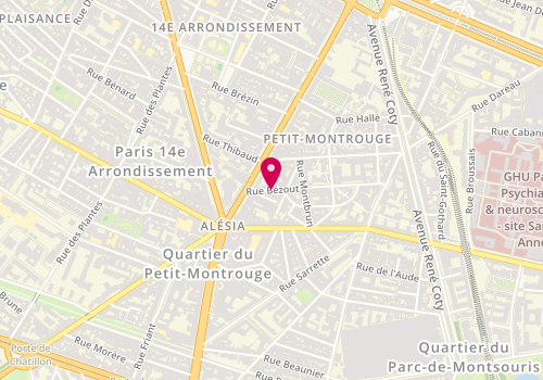 Plan de Chez An, 41 Rue Bézout, 75014 Paris