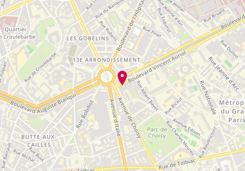 Plan de SAS Amrest Opco, 211 Boulevard Vincent Auriol, 75013 Paris
