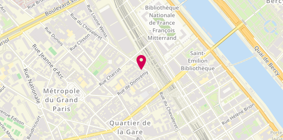 Plan de Molto Gusto, 111 Rue du Chevaleret, 75013 Paris
