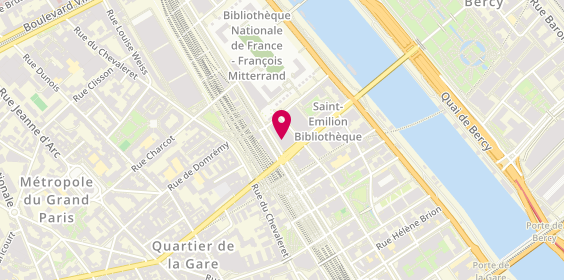 Plan de Exki, 116 avenue de France, 75013 Paris
