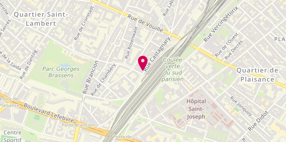 Plan de Maki Night, 88 Rue Castagnary, 75015 Paris