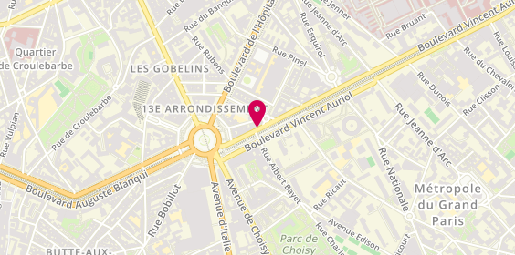 Plan de Hêvî, 168 Boulevard Vincent Auriol, 75013 Paris