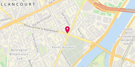 Plan de Workers' Food, 30 Boulevard de la République, 92100 Boulogne-Billancourt