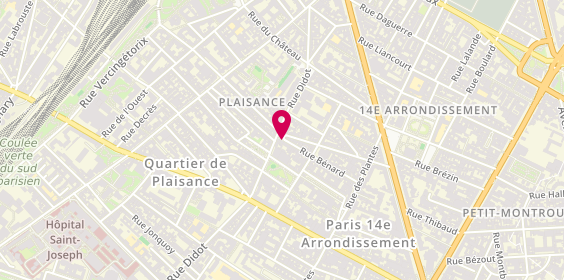 Plan de Cesar et Paul, 49 Rue Bénard, 75014 Paris