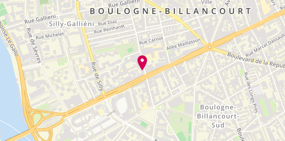 Plan de Ok Poke, 184 Rue de Billancourt, 92100 Boulogne-Billancourt