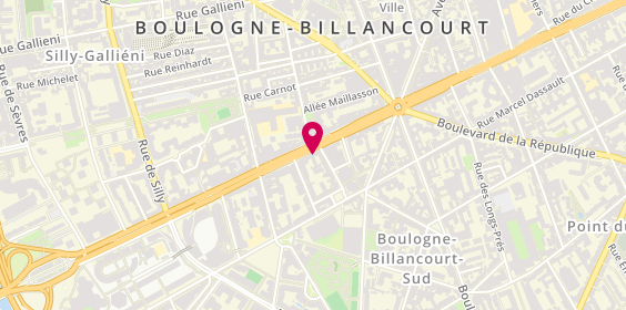 Plan de Istanbul Delices, 21 avenue du Général Leclerc, 92100 Boulogne-Billancourt