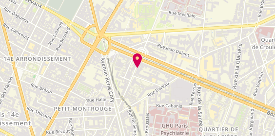 Plan de Fournil Saint Jacques, 11 Rue Tombe Issoire, 75014 Paris