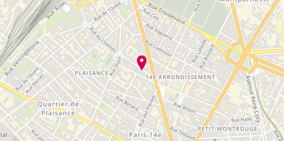 Plan de Della Casa, 174 Rue du Chateau, 75014 Paris