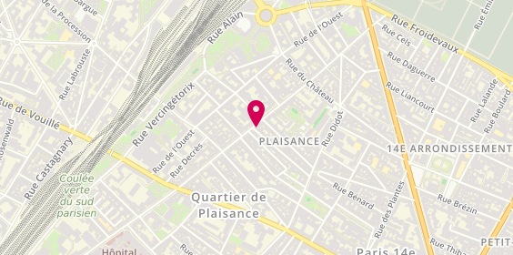 Plan de Break Pernety, 81 Rue Raymond Losserand, 75014 Paris