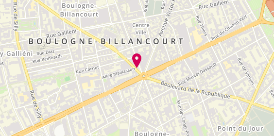 Plan de Mcdonald's, 192 Boulevard Jean Jaurès, 92100 Boulogne-Billancourt