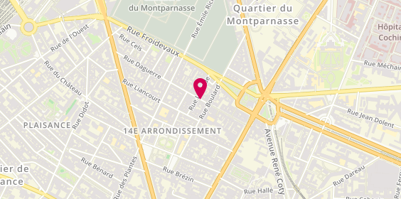 Plan de L'Autre Thé, 32 Rue Daguerre, 75014 Paris