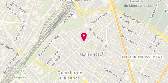 Plan de ROAR Burger // Smashburger & Flavours ️‍ Paris 14e, 16 Rue Niépce, 75014 Paris