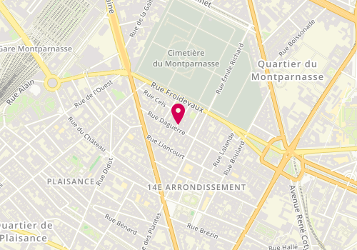 Plan de Enzo, 72 Rue Daguerre, 75014 Paris