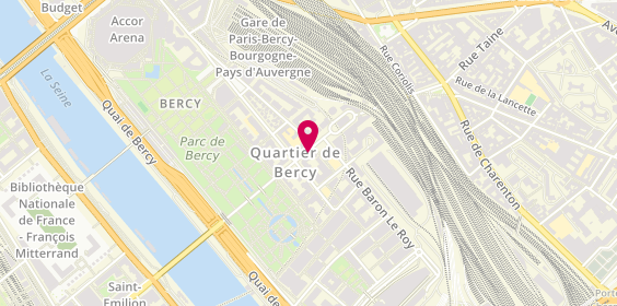 Plan de L'Escale de Bercy, 8 Rue de Dijon, 75012 Paris
