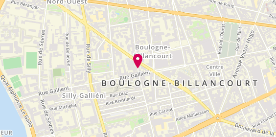 Plan de Mama Roasta, 117 Rue de Billancourt, 92100 Boulogne-Billancourt