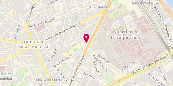 Plan de BIL’S THAI & BURGER, 88 Boulevard de l'Hôpital, 75013 Paris