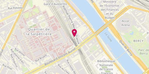 Plan de Eric Kayser, 15 avenue Pierre Mendès-France, 75013 Paris