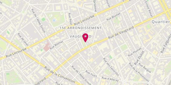 Plan de Les Byzantins, 11 place Adolphe Chérioux, 75015 Paris