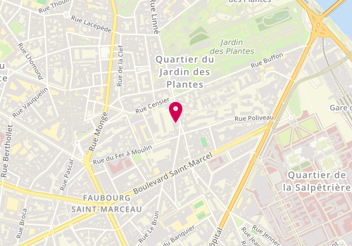 Plan de Glazed, 19 Rue Geoffroy-Saint-Hilaire, 75005 Paris
