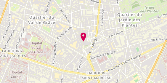 Plan de Bibani Pizza, 45 Rue Daubenton, 75005 Paris