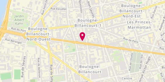 Plan de Why Not, 104 Route de la Reine, 92100 Boulogne-Billancourt