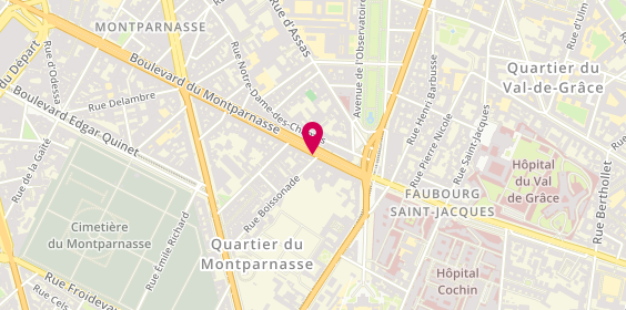 Plan de Class Croute, 156 boulevard du Montparnasse, 75014 Paris