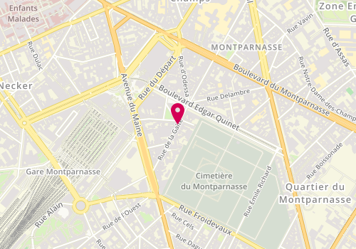 Plan de Tunis, 11 Rue de la Gaite, 75014 Paris