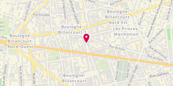 Plan de Thaï In Box, 39 Boulevard Jean Jaurès, 92100 Boulogne-Billancourt