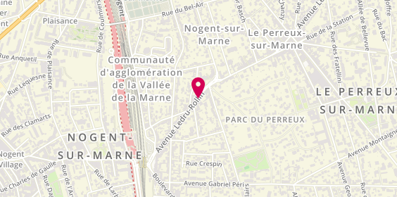 Plan de Purple, 44 Avenue Ledru Rollin, 94170 Le Perreux-sur-Marne