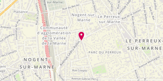 Plan de Délicia Pizza, 55 Rue Jean d'Estienne d'Orves, 94170 Le Perreux-sur-Marne