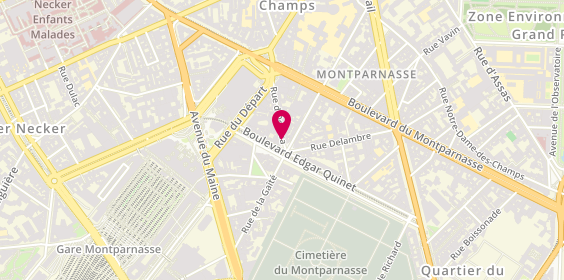 Plan de Mam'y Rosa, 28 Rue d'Odessa, 75014 Paris